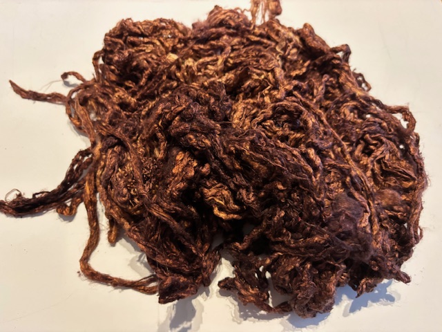 Zijde vermicelli, nummer 29 bruin, prijs per 5 gram