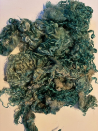 wensleydale krullen, nummer 112 smaragd tinten  , 15 gram