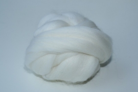 Merinowol (50 gram), gebleekt wit, kleurcode 281, 24-25 micron