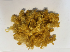 wensleydale krullen, nummer 3 geel , 15 gram