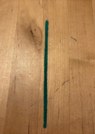 Pijpenrager katoen 15 cm gekleurd groen