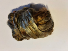 zijden lont, 3 gram, nummer 52, linde licht bruin