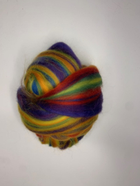 Merinowol (50 gram)  regenboog, kleurcode 406, 23 micron