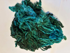 Zijde vermicelli, nummer 42 groen turquoise tinten, prijs per 5 gram
