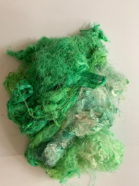 Zijde waste, 5 gram, gel groen, nummer 64