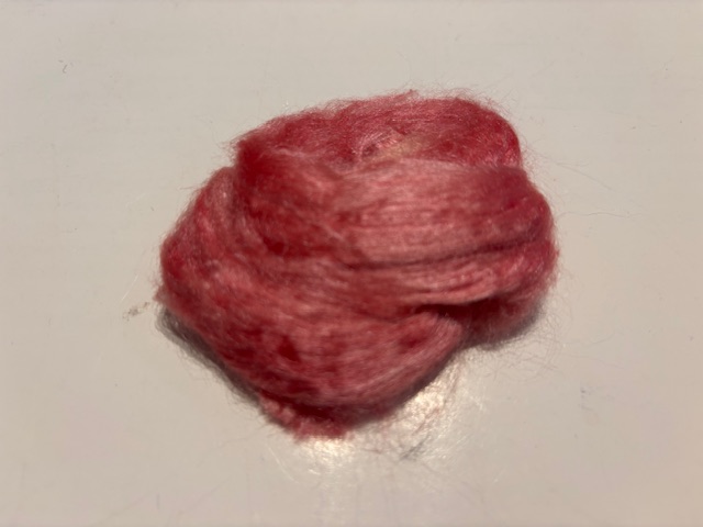zijden lont, 3 gram, nummer 24 rosé