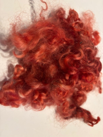 Gotland lokken rood tinten, nummer 31 per 15 gram