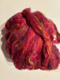 op = op Sari zijden, fuchsia multi, per 10 gram, prijs