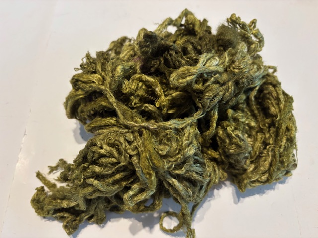 Zijde vermicelli, nummer 27 natuurgroen, prijs per 5 gram