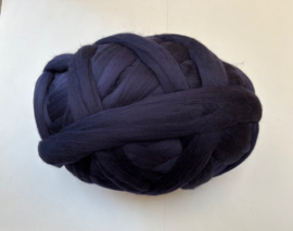 Merinowol (50 gram), blauw zwart , kleurcode 573 extra fijn, 19,5 micron