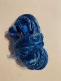 moerbei zijden lont, 3 gram, nummer 126 blauw tinten