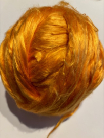 Moerbei zijdenlont, oranje 10 gram