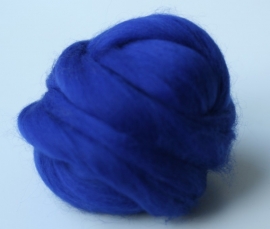op = op Merinowol (50 gram), kobalt blauw, kleurcode 279, 24-25 micron