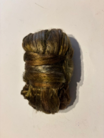 zijden lont, 3 gram, nummer 60 olijf tinten