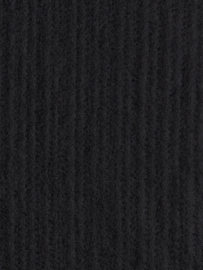 Naaldvlies, 19,5 micron, zwart kleur 80, 120 breed, per 50 cm