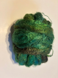 zijden lont, 3 gram, nummer 33 groen