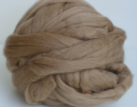 Merinowol (50 gram), donker beige, kleurcode 142, 20-21 micron