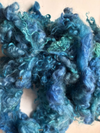 Gotland lokken, nummer 25 turquoise blauwtinten per 15 gram