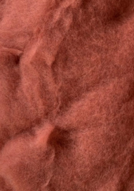 Kaardvlies / Bergschaap in vlies, rood bruin