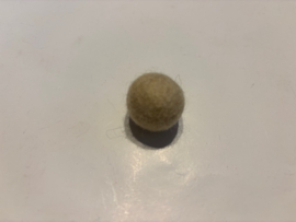 Vilten ballen beige huidskleur, 2 cm
