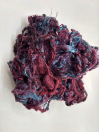 Zijde vermicelli, nummer 4 turqouise aubegin, prijs per 5 gram