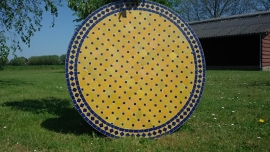 marokkaanse mozaiektafel 120cm 270€