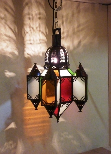 Wonderbaar marokkaanse lamp Bab uitverkocht | lampen met gekleurd glas IW-69