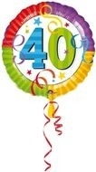 ballon  40 gekleurd