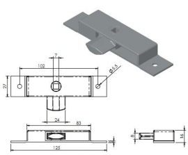 Bandenbakslot (DEBE-SL-27x125)