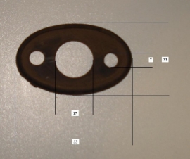 Rozet onderlegrubber (RO-VU-0675)