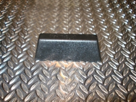 Eindstuk zwart (SI-EI-PVC-ZW-0003)