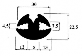 Raamrubber (RU-RA-182330)