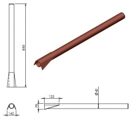 Spatbordsteun achteras (WA-ST-A-5299)