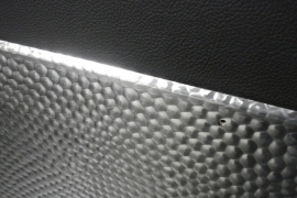 aluminium deurplaat voor BeGe cabine