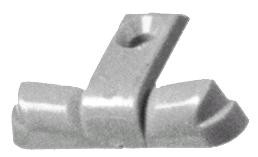 Eindstuk grijs (SE-EI-PVC-GR-7255)