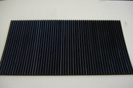 M39 rubber mat fijn geribt