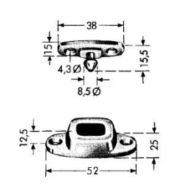 Deurvanger set (PO-VA-SET-40)