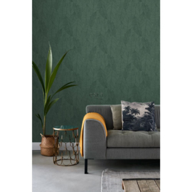 Esta Home Bloom Behang 139449 Getekende Bladeren/Donkergroen