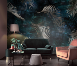 Dutch Wall Decor Panorama Fotobehang D1901925 Palmbladeren
