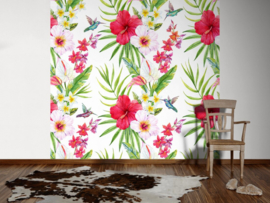 AS Creation Greenery Fotobehang DD116608 Tropical/Vogels/Colibri