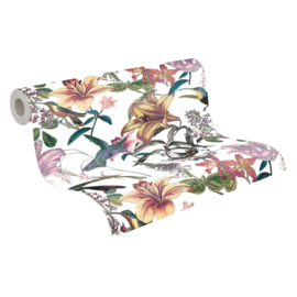 AS Creation Jungle Chic Behang 37701-1 Bloemen/Vogels