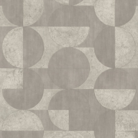 Rasch Concrete Behang 521351 Cirkels/Modern