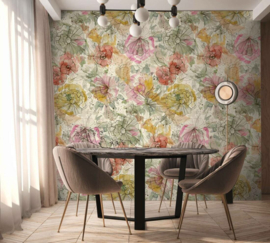 AS Creation Aquarell Dreams Fotobehang 396941/39694-1 Bloemen