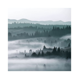 Esta Home Scandi Cool Fotobehang Foggy Mountains 158910 Mist/Bergen