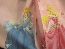 Princessen-Cinderella 6452-06 Disneygordijnstof-ASCreation