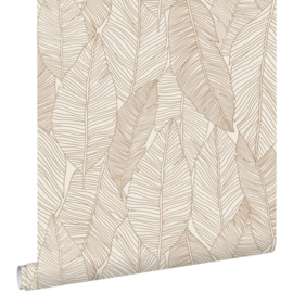 Esta Home Bloom Behang 139352 Getekende Bladeren/Beige