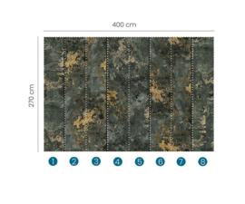 Erismann Zooom One Fotobehang 2254-10 Mystery/Marmer panelen look