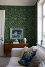 Boras Tapeter Icons Behang 2050 In the Oak/Eikenblad/Vogels