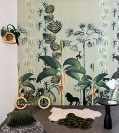 Onszelf Stories Fotobehang 557688 Jungle Green/Dieren