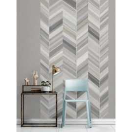 Dutch Wallcoverings One Roll One Motif Behang IW2302 Chevron/Visgraat